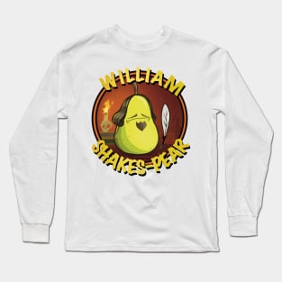 William Shakespear, but as a Pear Long Sleeve T-Shirt